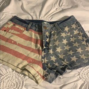 American Flag Shorts